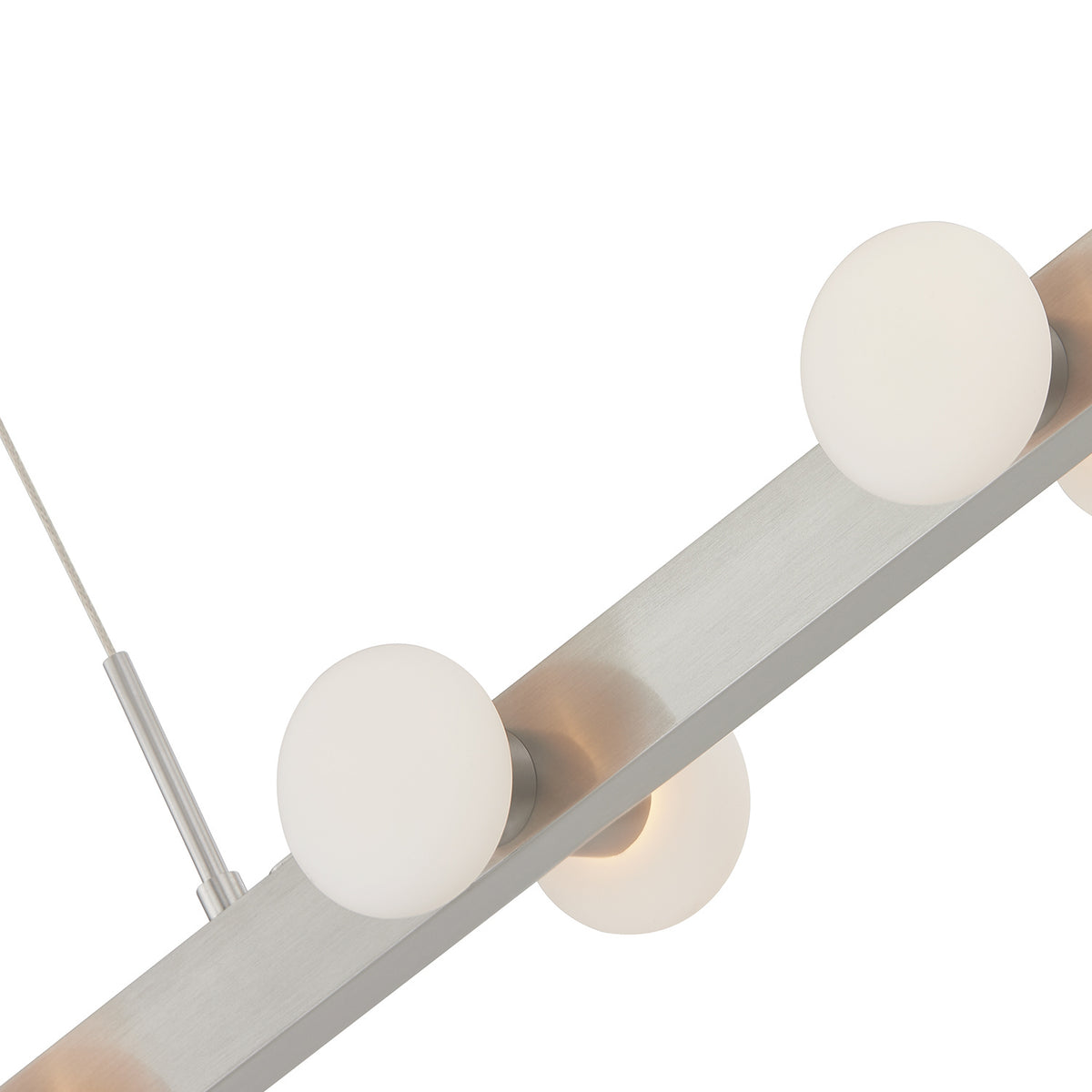 Suspension linéaire Rezz Nickel brossé – vue 2