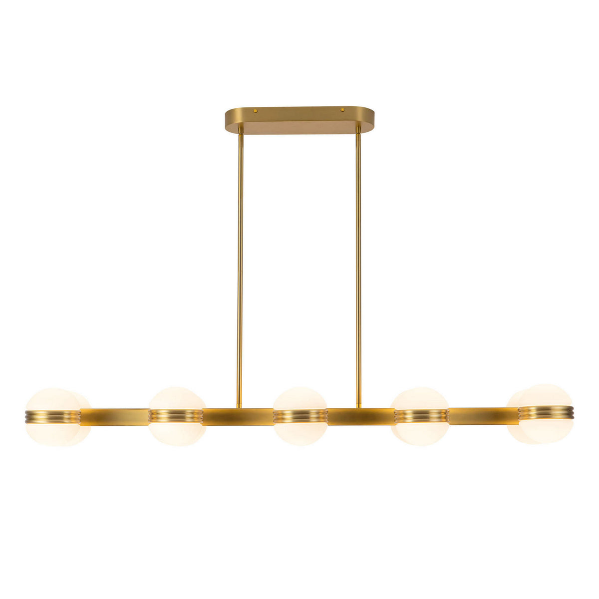 Suspension linéaire Selene Or brossé – Kuzco Lighting