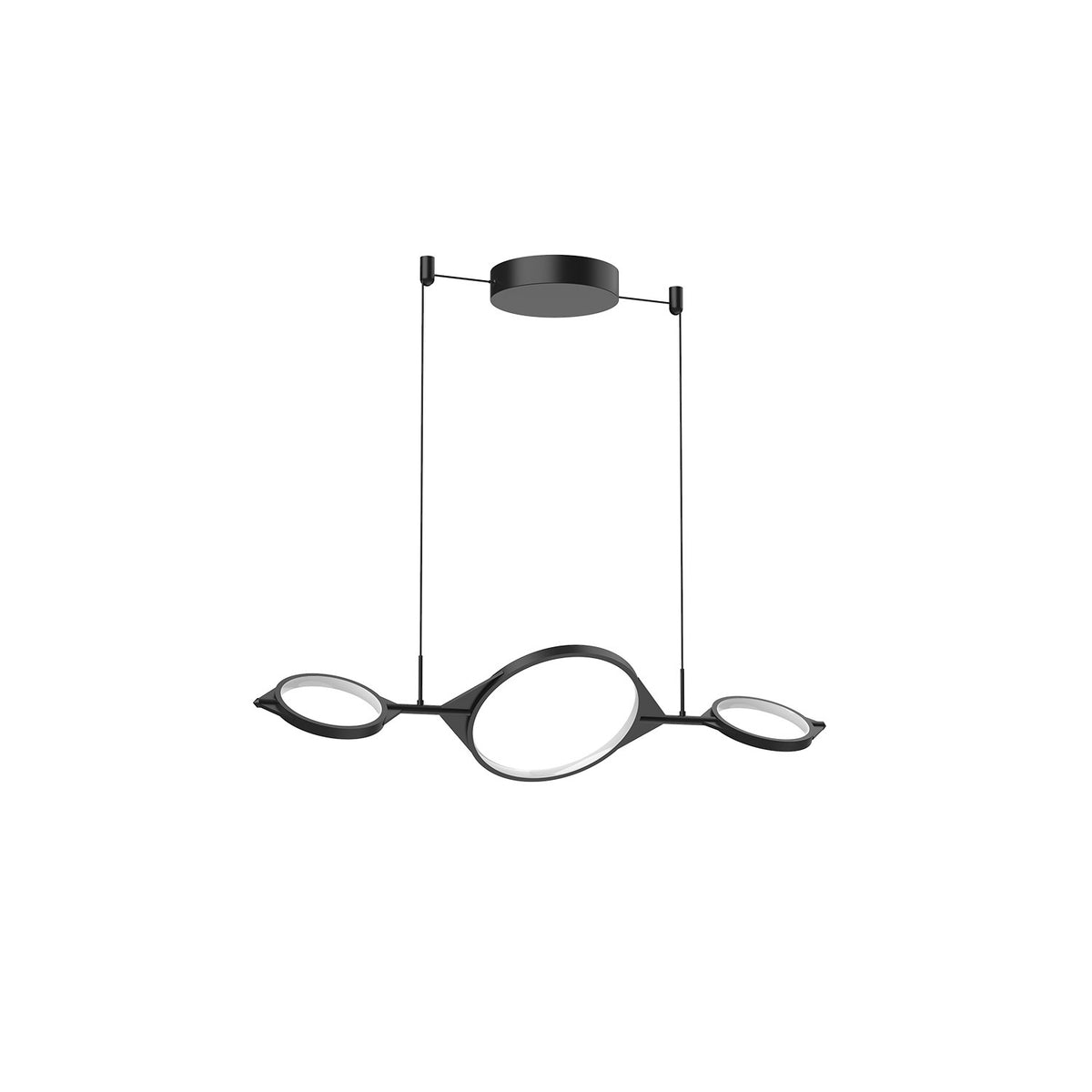 Suspension linéaire Serif Diffuseur givré en silicone – Kuzco Lighting