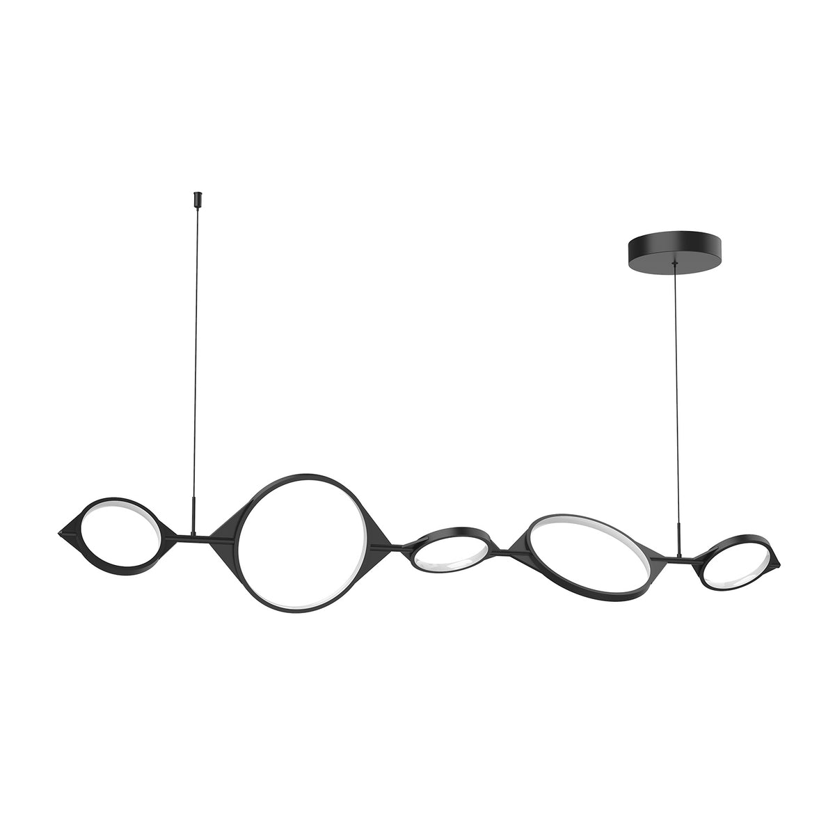 Suspension linéaire Serif Diffuseur silicone blanc – vue 2