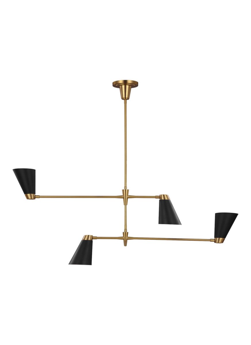 Suspension linéaire Signoret - 4 by Visual Comfort Studio | Luminaires & cie