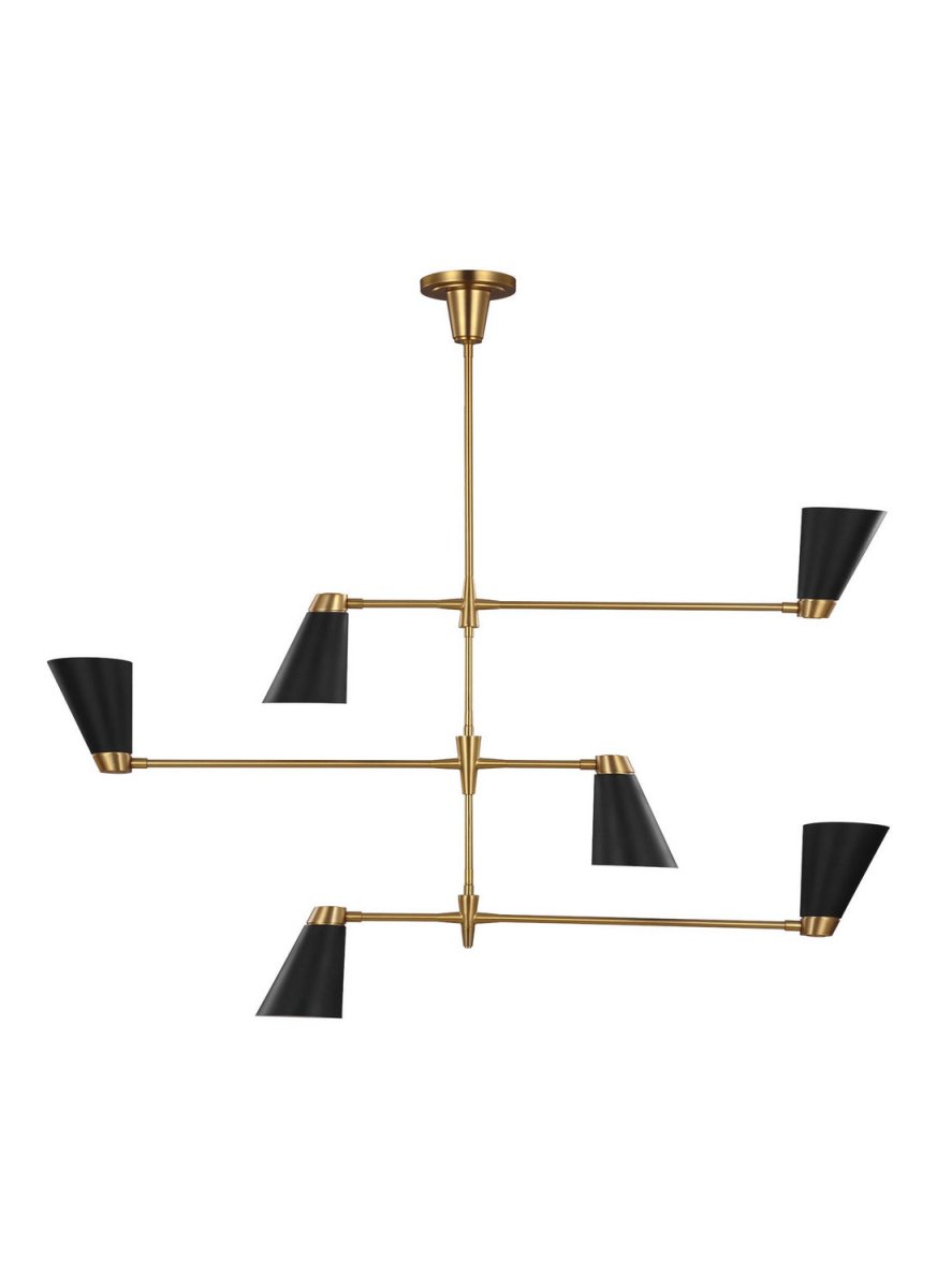 Suspension linéaire Signoret - 6 by Visual Comfort Studio | Luminaires & cie