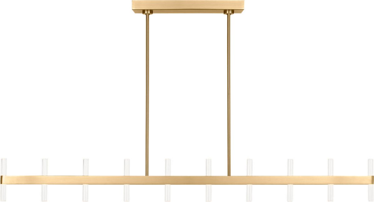 Suspension linéaire Silas - Noir minuit by Visual Comfort Studio | Luminaires & cie