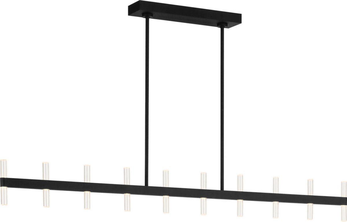 Suspension linéaire Silas - Noir minuit by Visual Comfort Studio | Luminaires & cie