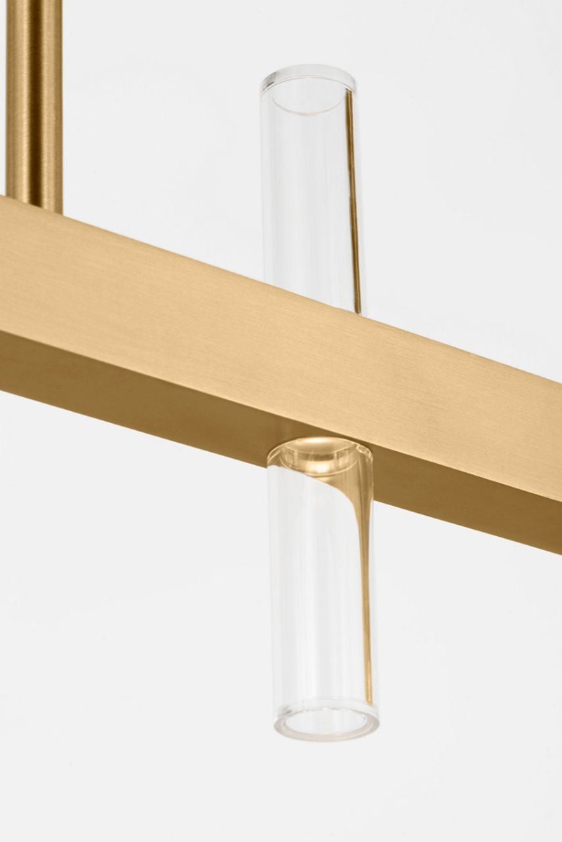 Suspension linéaire Silas - Noir minuit by Visual Comfort Studio | Luminaires & cie