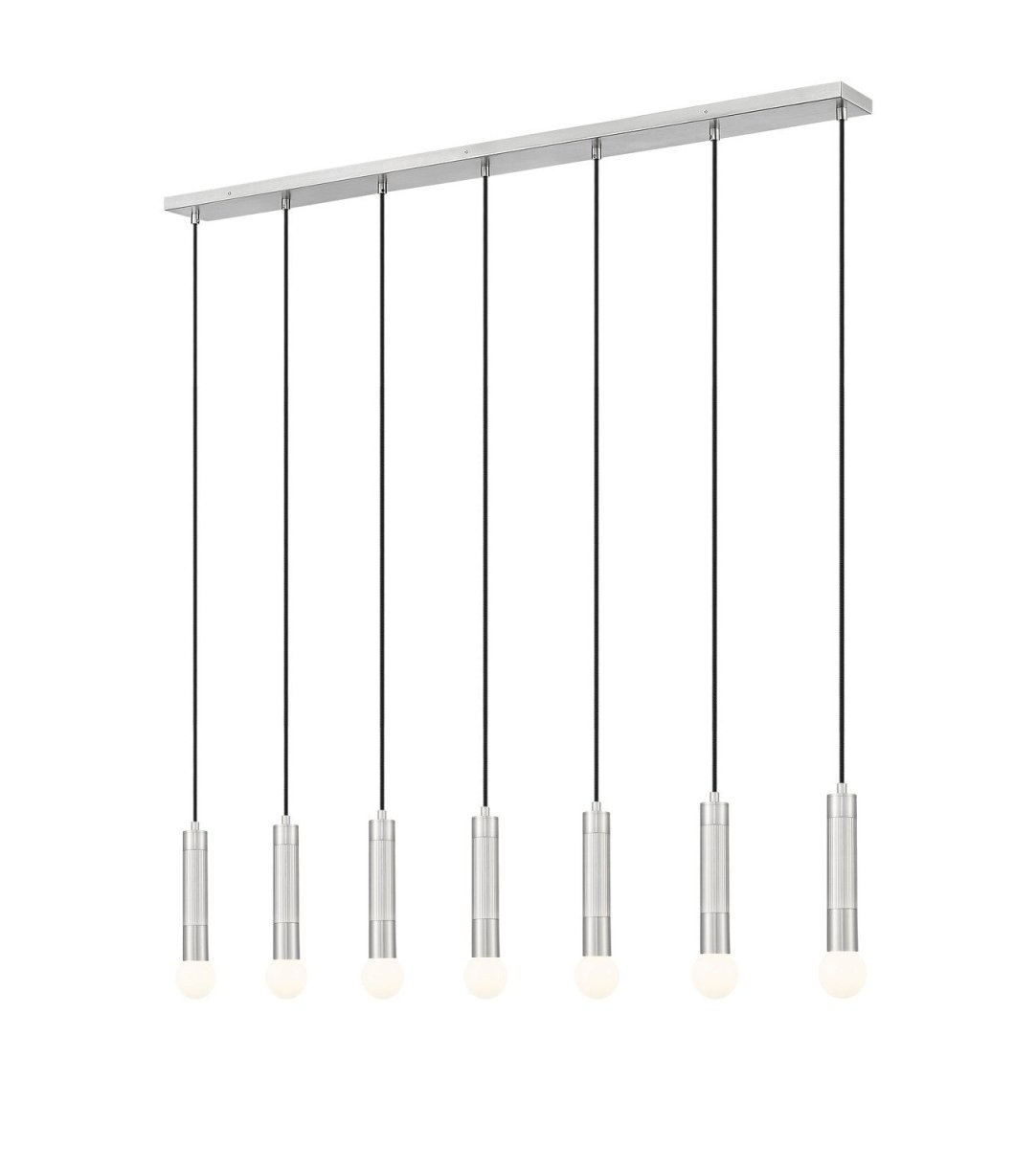 Suspension linéaire Stari - Nickel brossé 7 by Z-Lite | Luminaires & cie