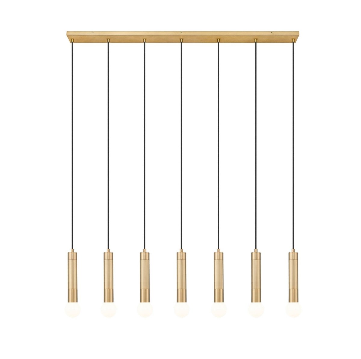 Suspension linéaire Stari - Or moderne 7 by Z-Lite | Luminaires & cie