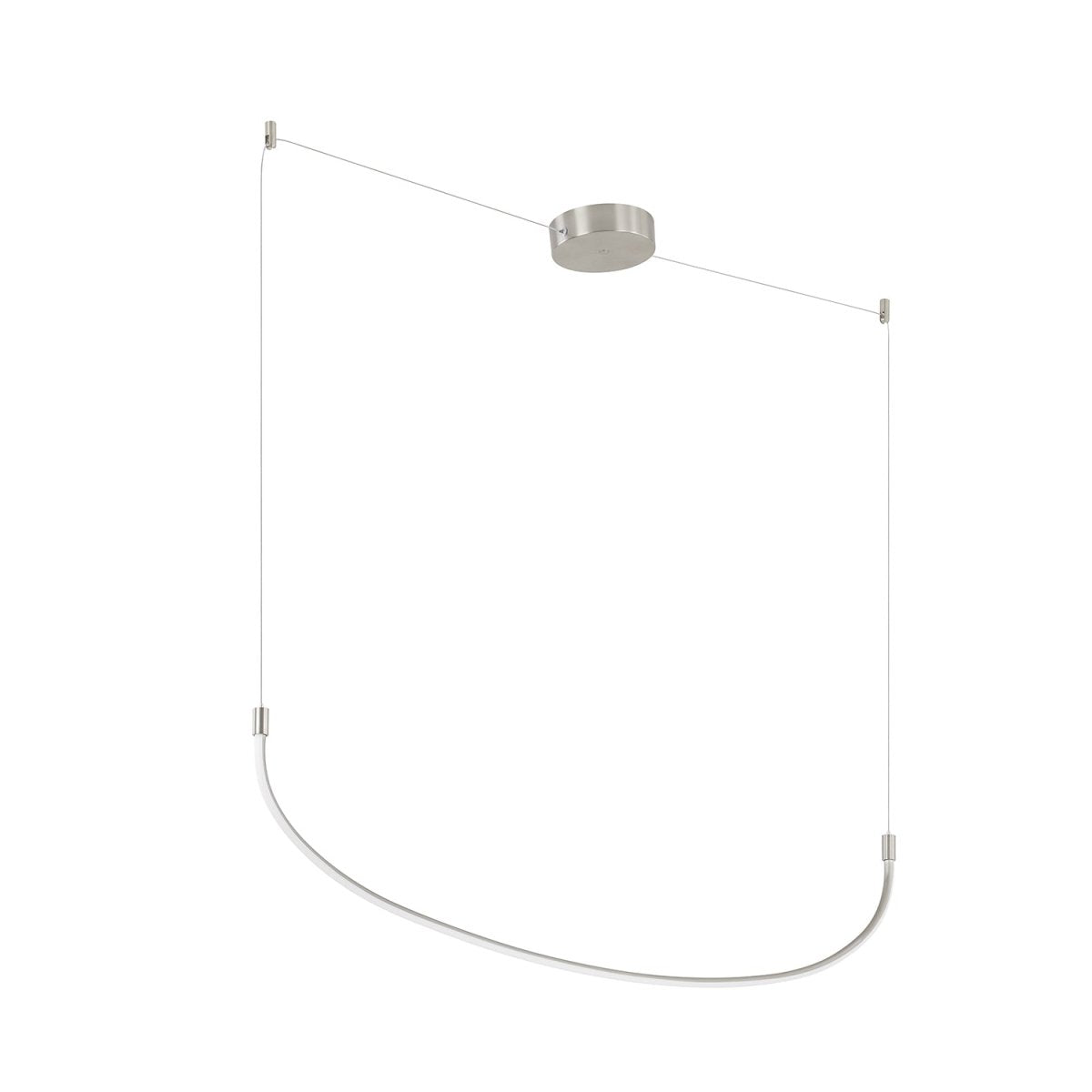 Suspension linéaire Talis - Nickel brossé 36 5/8" by Kuzco Lighting | Luminaires & cie