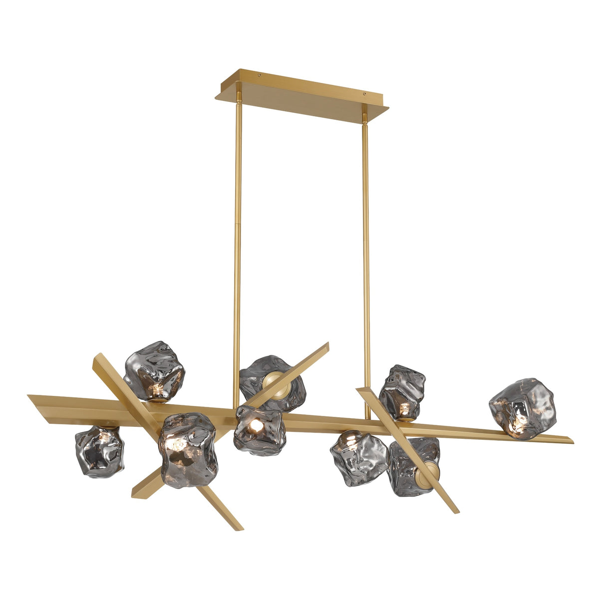 Suspension linéaire Thorah Or mat – vue 2