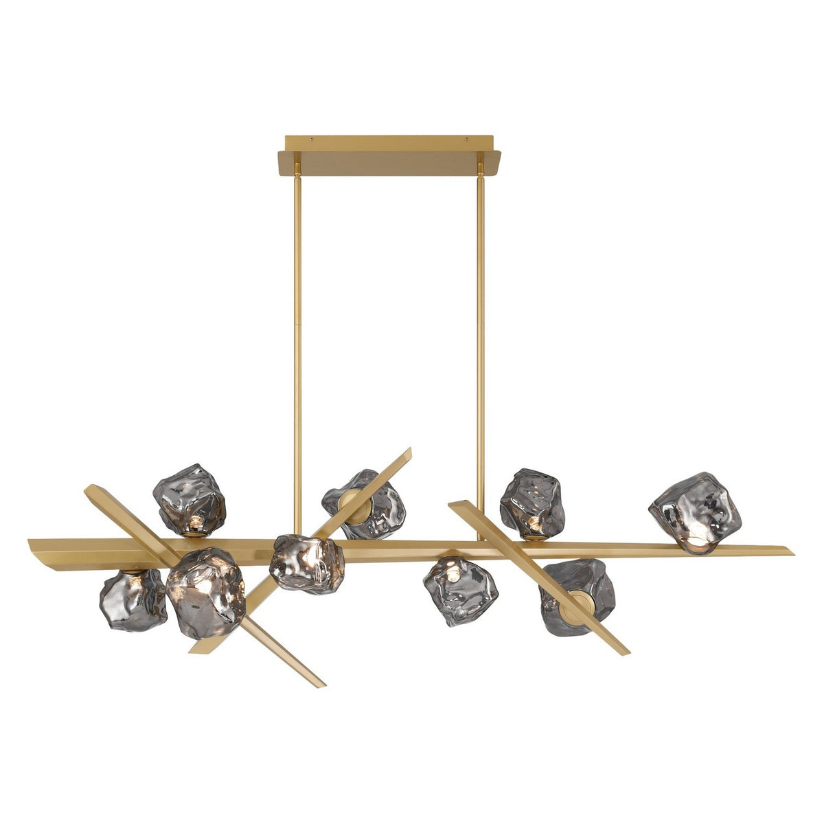 Suspension linéaire Thorah Or mat – Eurofase