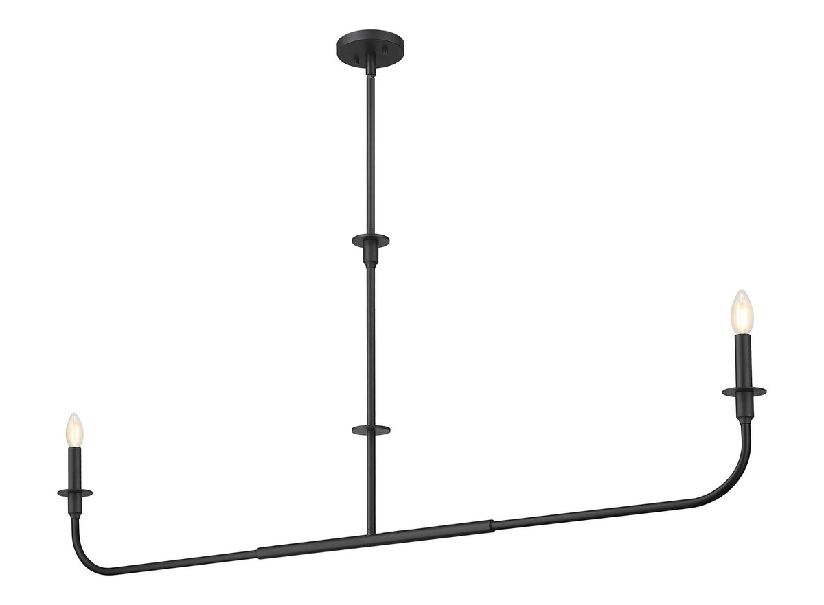 Suspension linéaire Tova Noir mat, 63 3/4" – vue 2