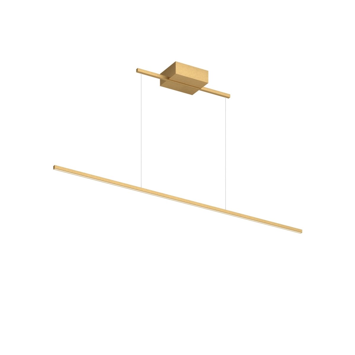 Suspension linéaire Vega Minor - Or brossé 47 3/8" by Kuzco Lighting | Luminaires & cie