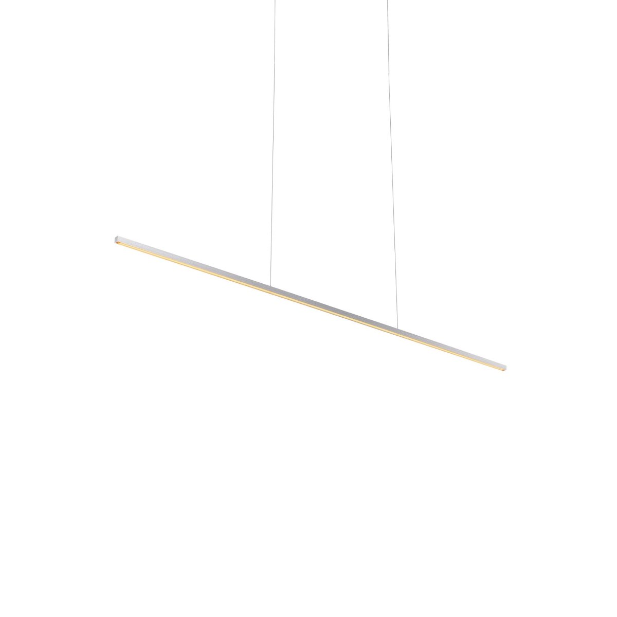 Suspension linéaire Vega Minor - Nickel brossé 47 3/8" by Kuzco Lighting | Luminaires & cie