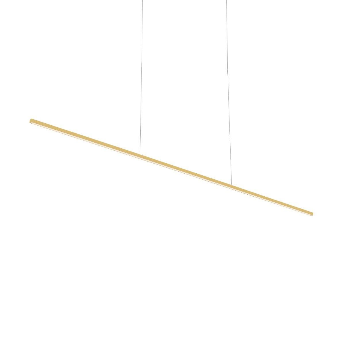 Suspension linéaire Vega Minor - Or brossé 60" by Kuzco Lighting | Luminaires & cie