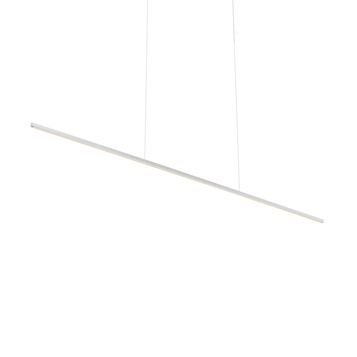 Suspension linéaire Vega Minor - Nickel brossé 60" by Kuzco Lighting | Luminaires & cie