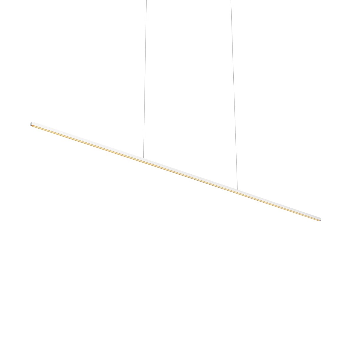 Suspension linéaire Vega Minor - Blanc 60" by Kuzco Lighting | Luminaires & cie