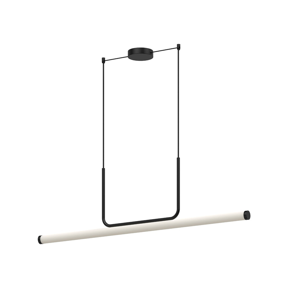 Suspension linéaire Vesper Noir, 48 1/4" – Kuzco Lighting
