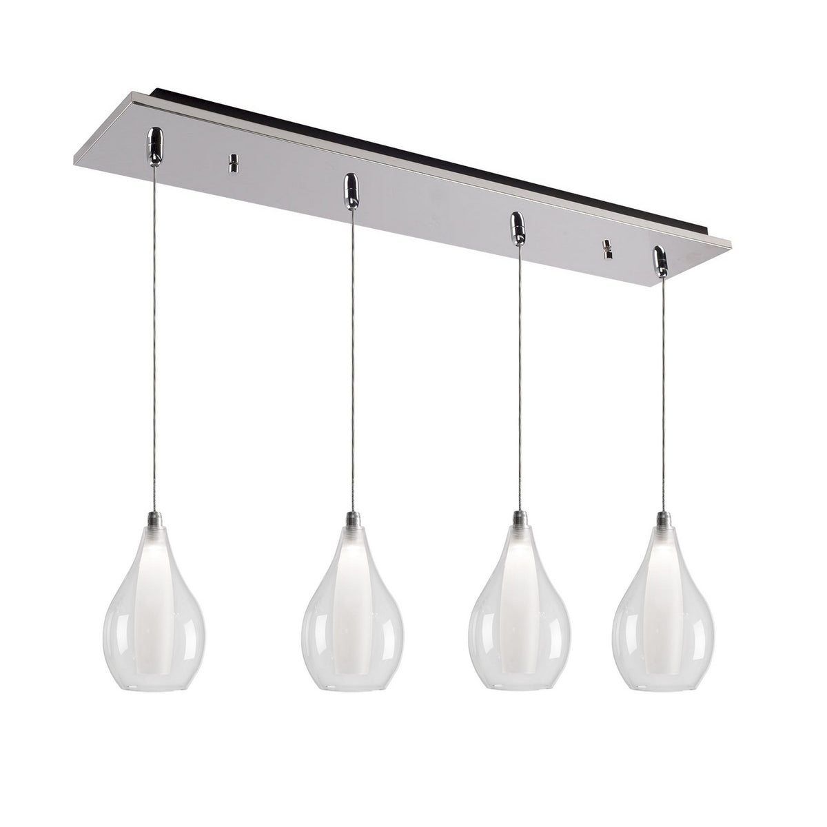 Suspension linéaire Victoria 8 1/2", 24 1/2" – Kuzco Lighting