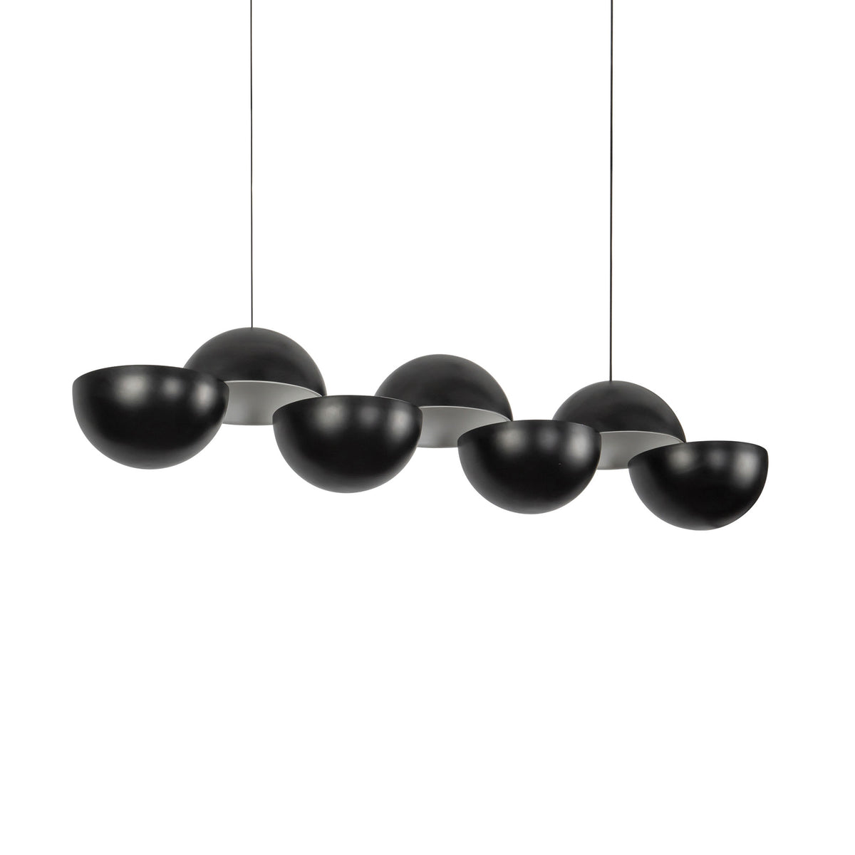 Suspension linéaire Void Noir – vue 3