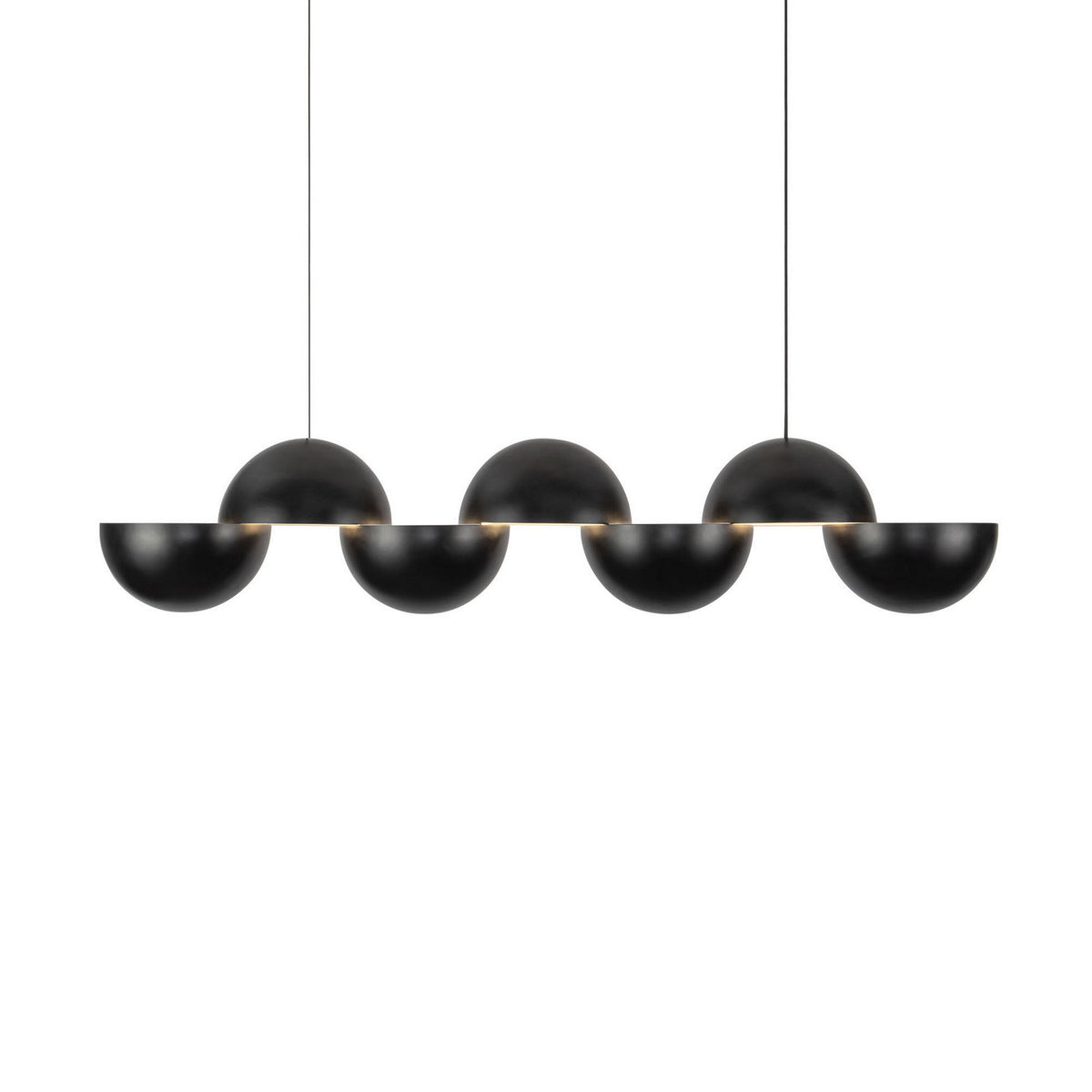 Suspension linéaire Void Noir – Kuzco Lighting