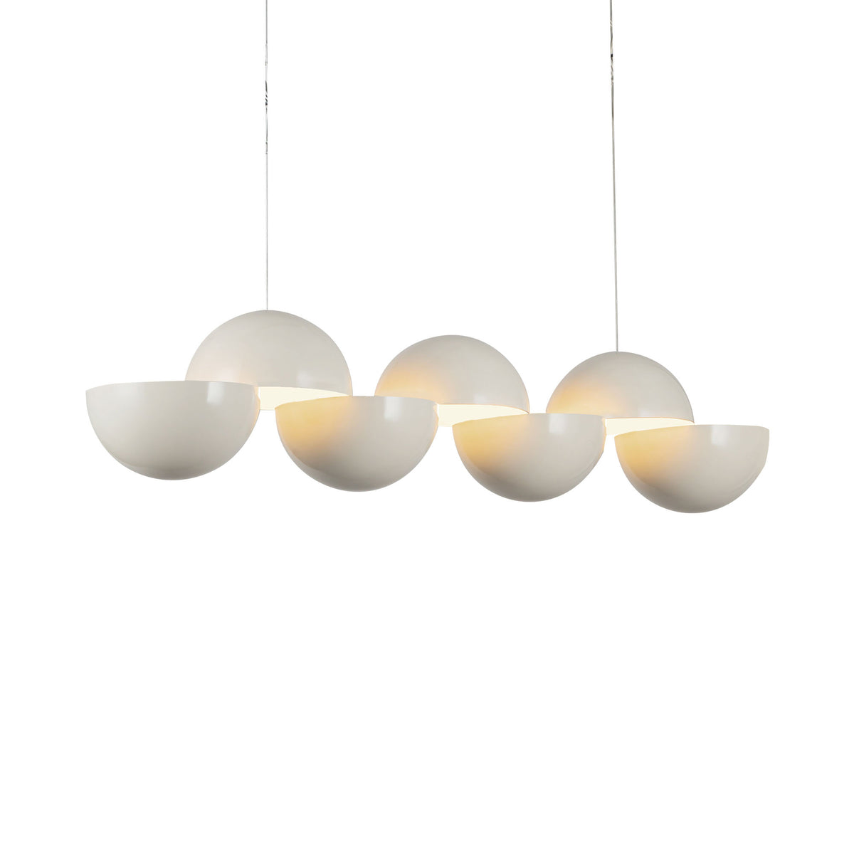 Suspension linéaire Void Blanc – vue 2