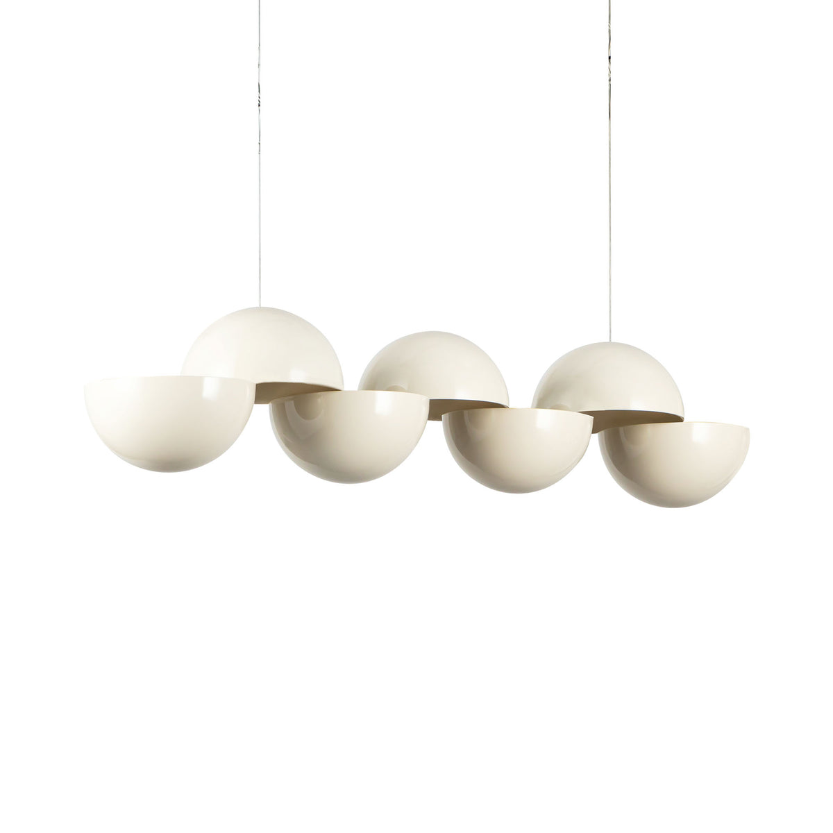 Suspension linéaire Void Blanc – vue 3