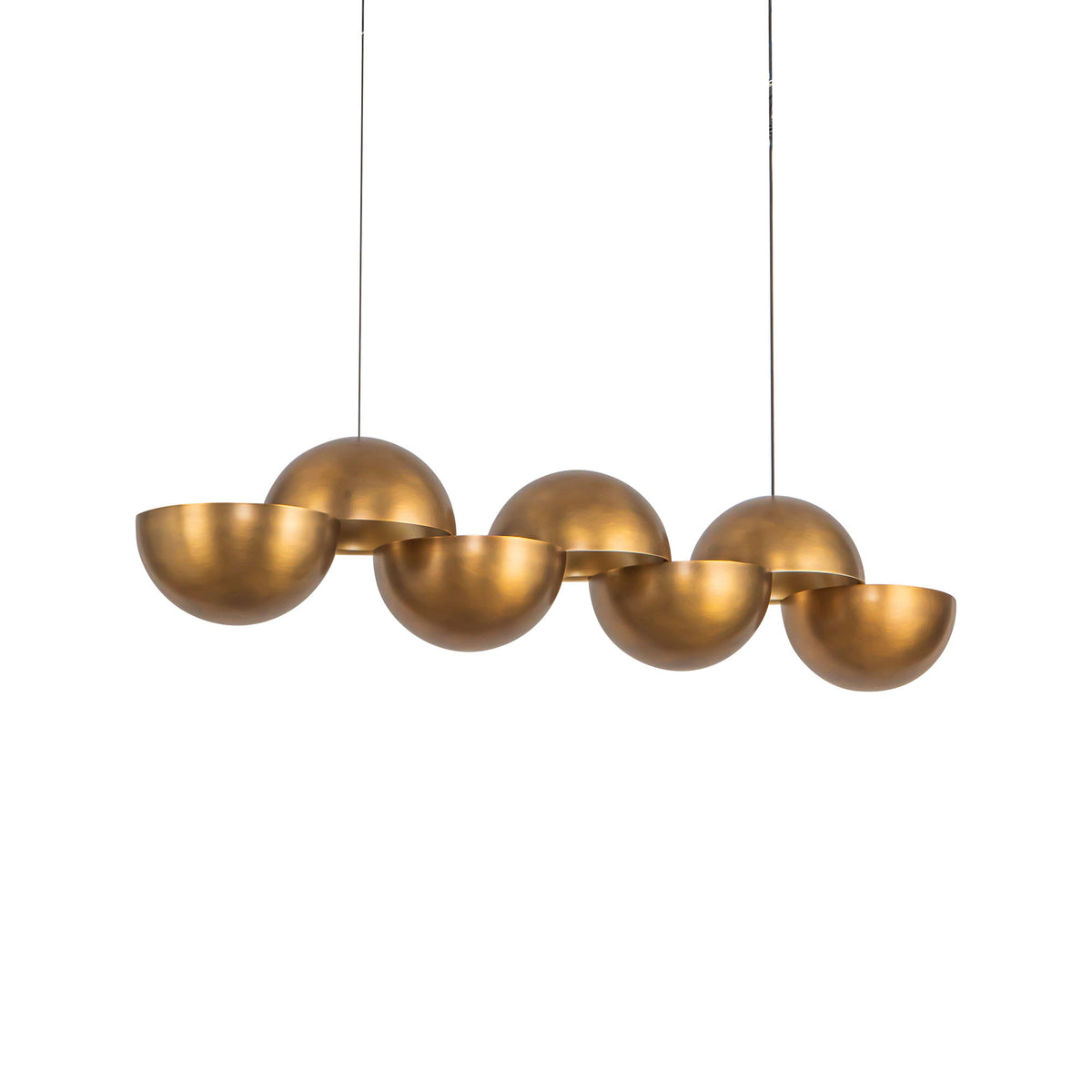 Suspension linéaire Void Laiton vintage – vue 3