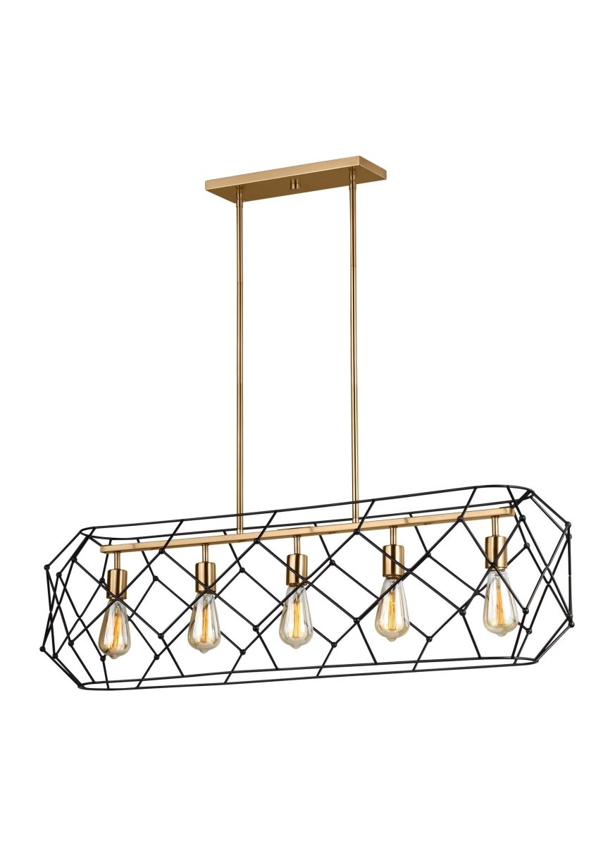Suspension linéaire Zarra - by Visual Comfort Studio | Luminaires & cie