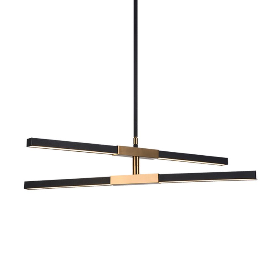 Suspension Lineare - Laiton Double by Matteo Lighting | Luminaires & cie