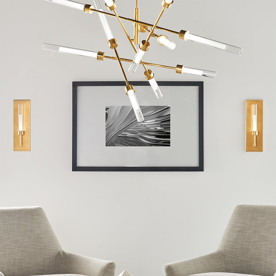Suspension Linger Abstract - Nickel poli by Tech Lighting | Luminaires & cie