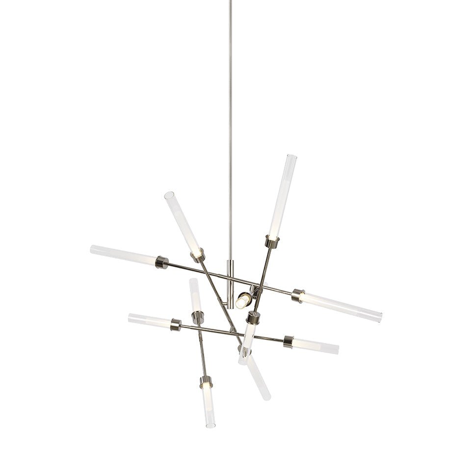 Suspension Linger Abstract - Nickel poli by Tech Lighting | Luminaires & cie
