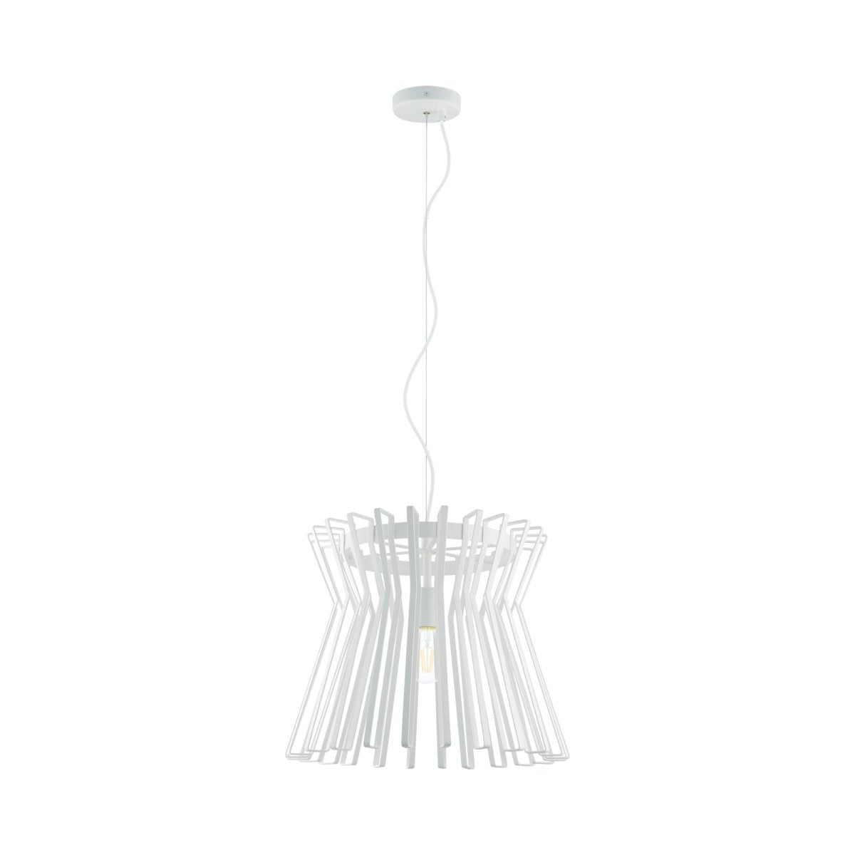 Suspension Locubin - Blanc 18" by Eglo | Luminaires & cie