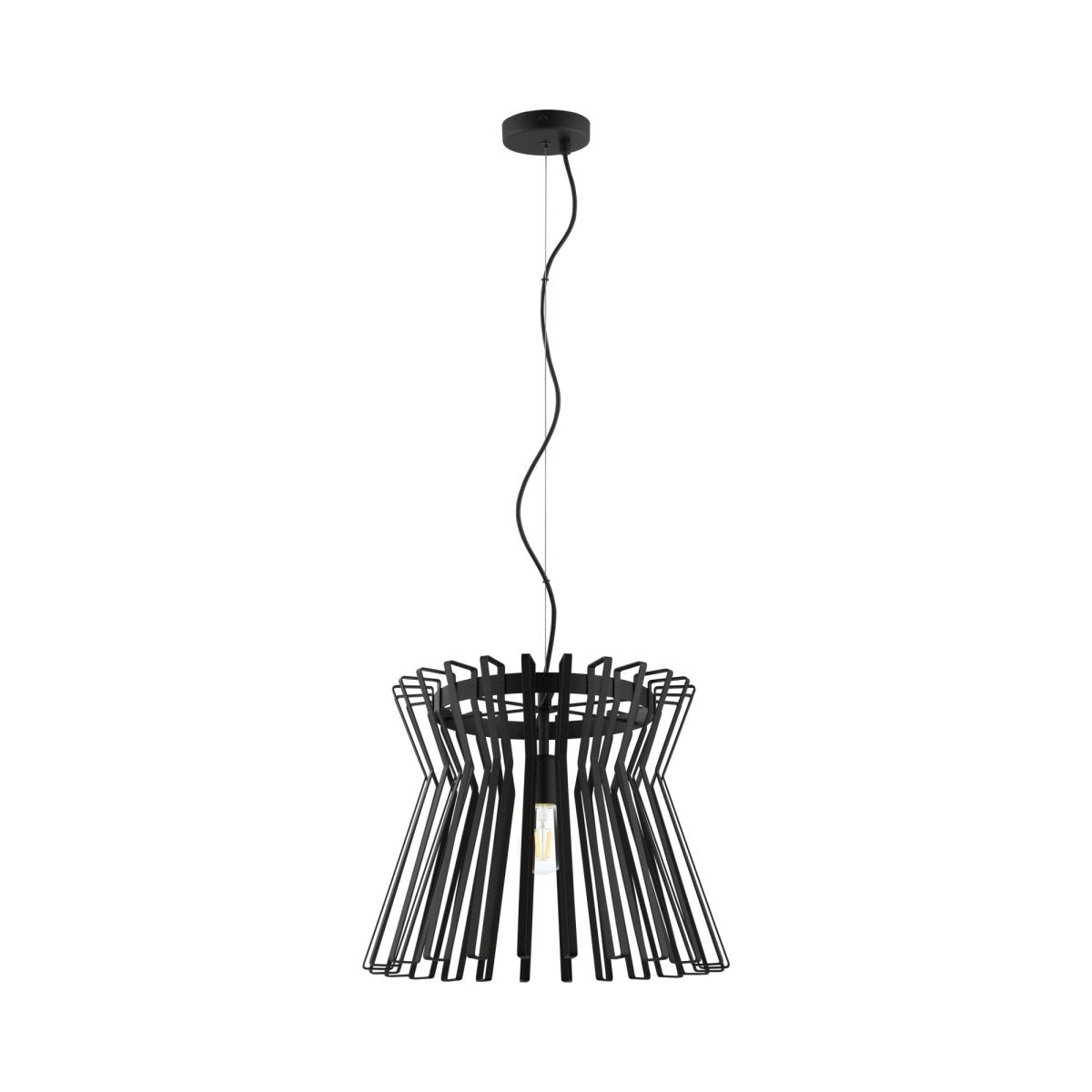 Suspension Locubin - Noir 18" by Eglo | Luminaires & cie