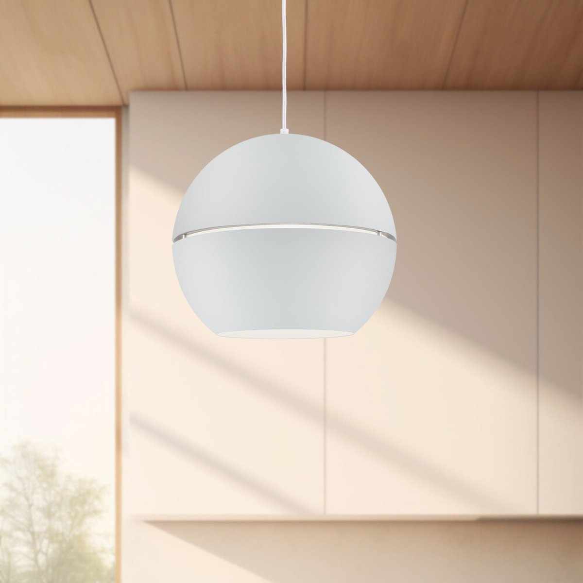 Suspension Lucas - Blanc 15 3/4" by Kuzco Lighting | Luminaires & cie