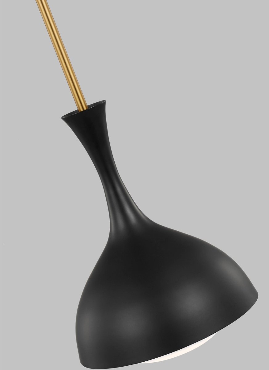 Suspension Lucerne - Noir de minuit et laiton brunis 9" by Visual Comfort Studio | Luminaires & cie