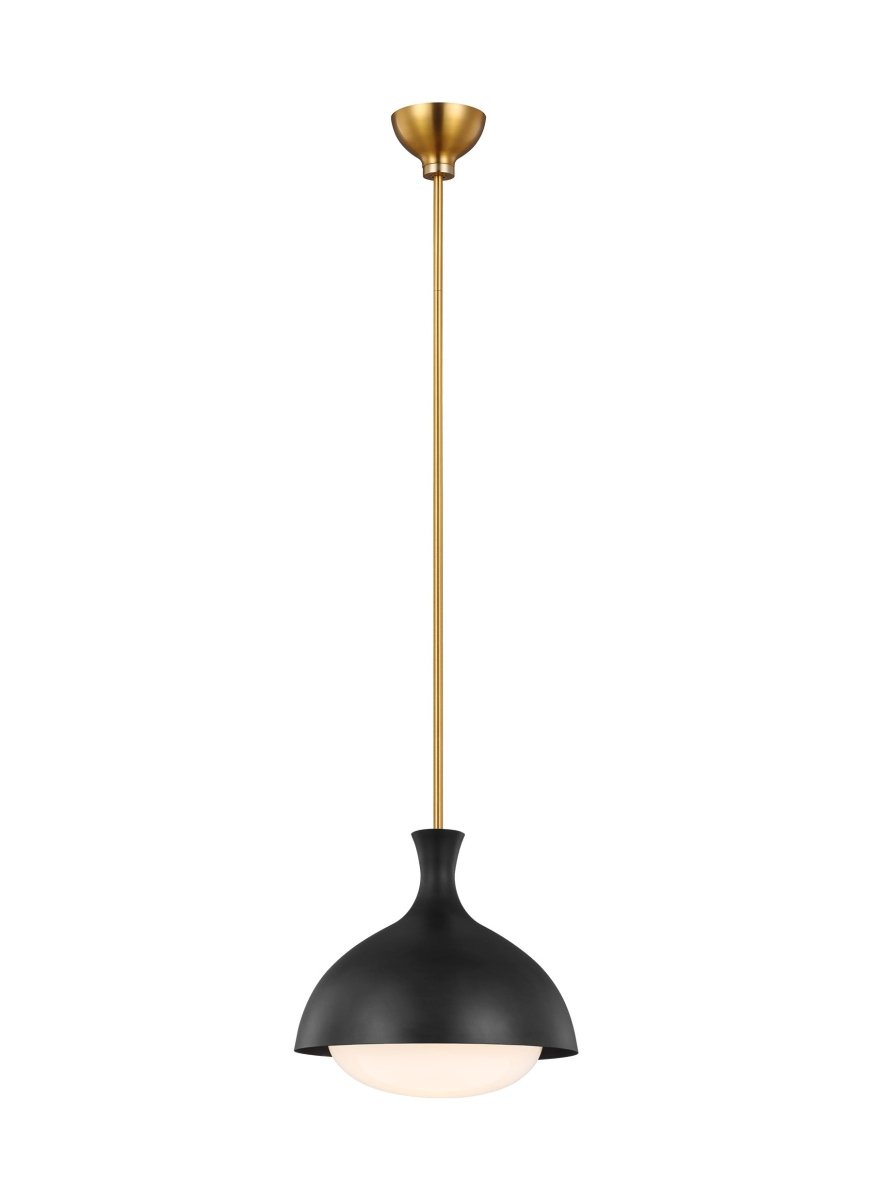 Suspension Lucerne - Noir de minuit et laiton brunis 11 1/2" by Visual Comfort Studio | Luminaires & cie