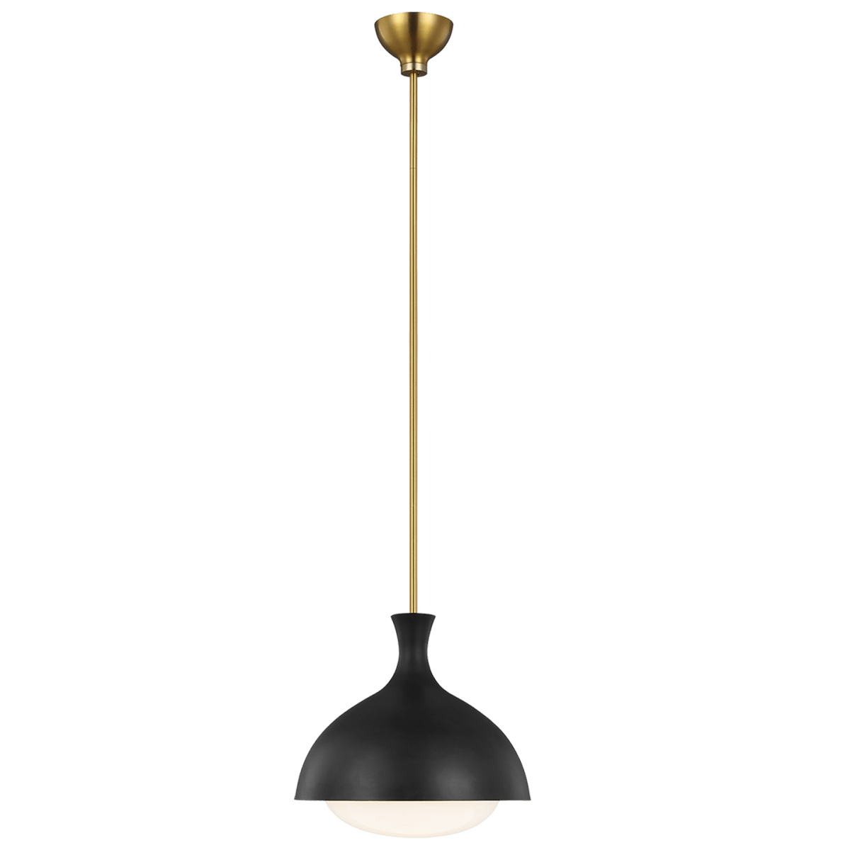 Suspension Lucerne - Noir de minuit et laiton brunis 11 1/2" by Visual Comfort Studio | Luminaires & cie