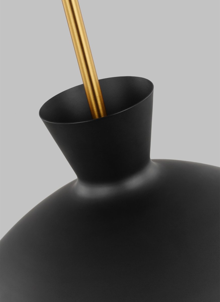 Suspension Lucerne - Noir de minuit et laiton brunis 15 3/8" by Visual Comfort Studio | Luminaires & cie