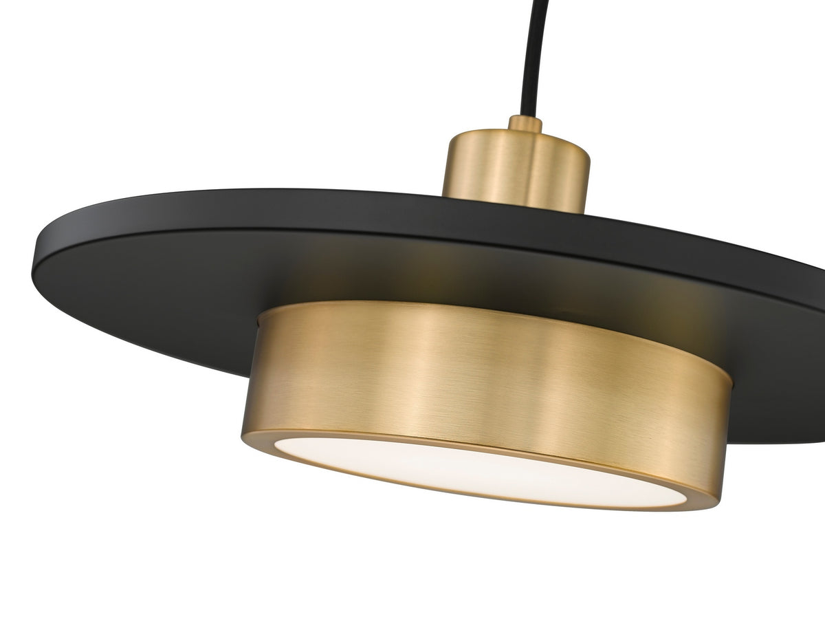 Suspension Ludo Noir mat + Or moderne, 16" – vue 4