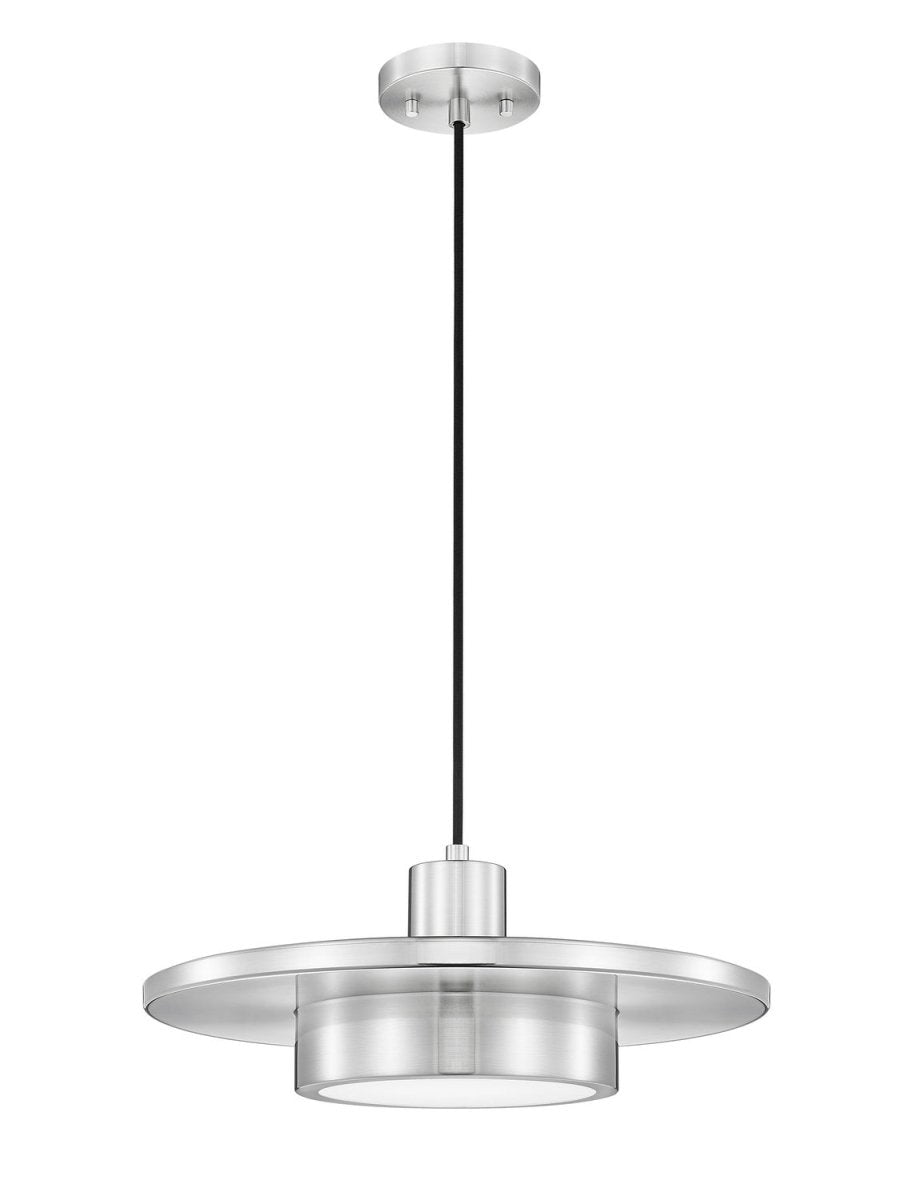 Suspension Ludo - Blanc mat + Or moderne 20" by Z-Lite | Luminaires & cie