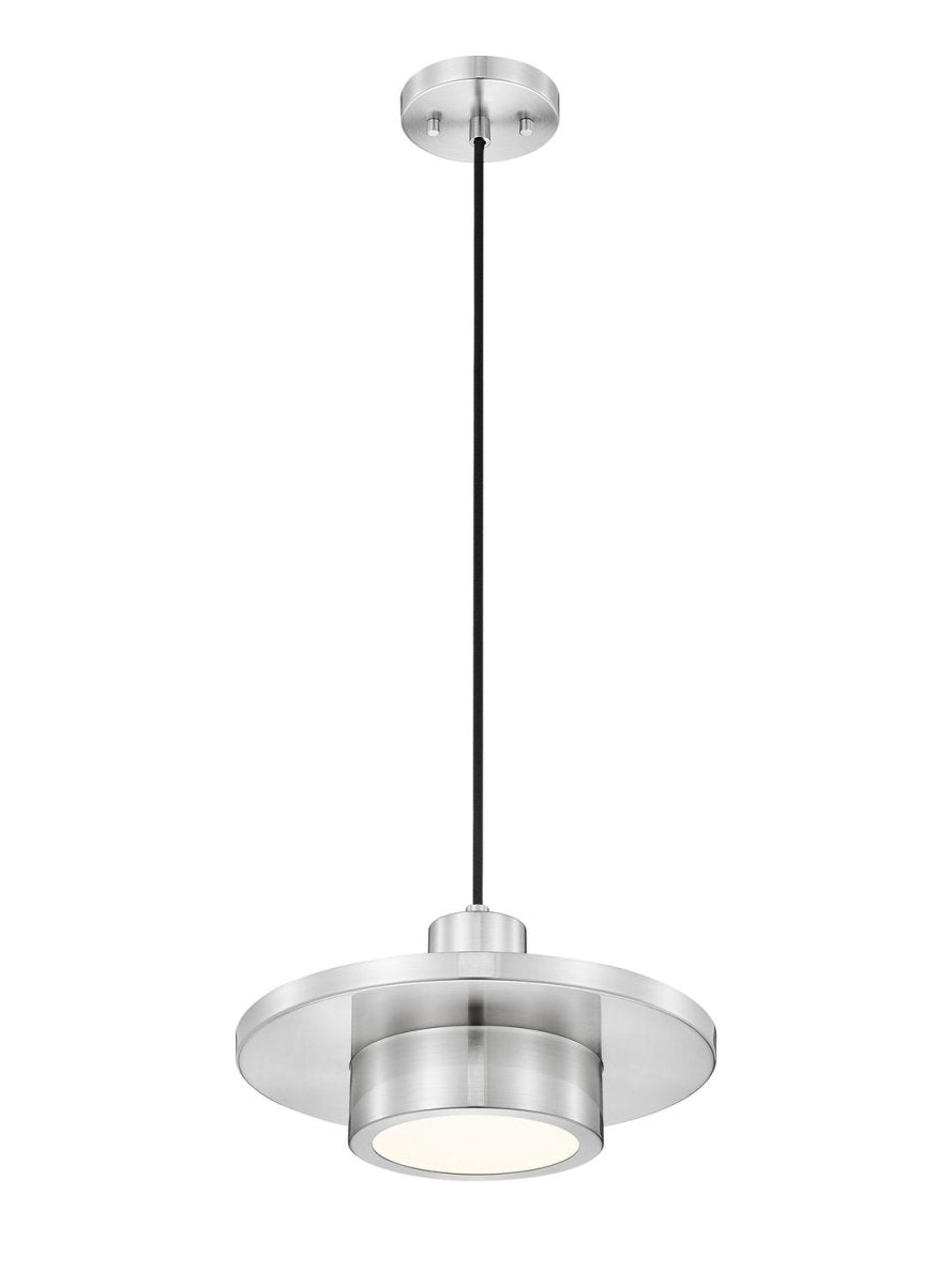 Suspension Ludo - Blanc mat + Or moderne 20" by Z-Lite | Luminaires & cie