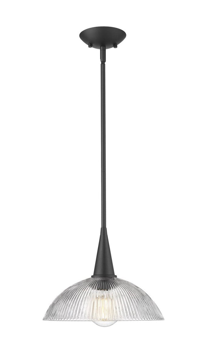 Suspension Lunelle - Noir mat 12" by Z-Lite | Luminaires & cie