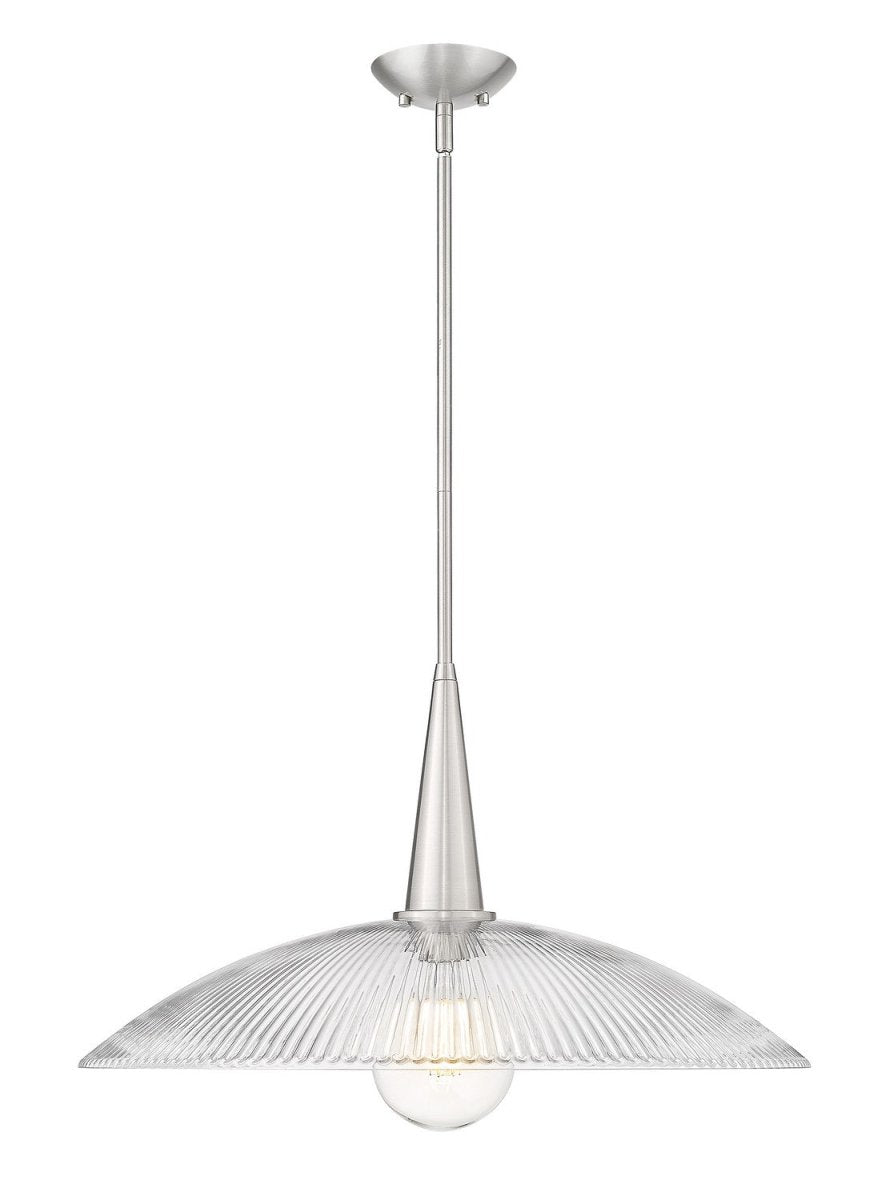 Suspension Lunelle - Nickel brossé 24" by Z-Lite | Luminaires & cie