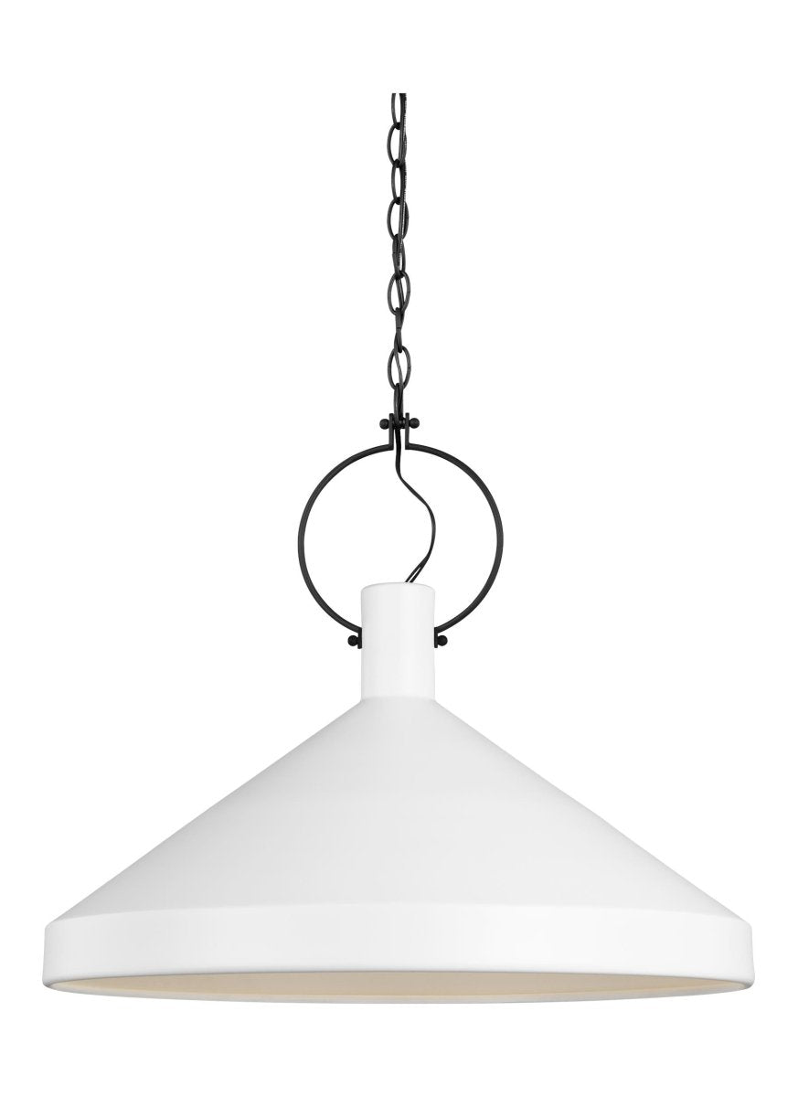 Suspension Lyon - Blanc mat 24" Ampoules non - incluses by Visual Comfort Studio | Luminaires & cie