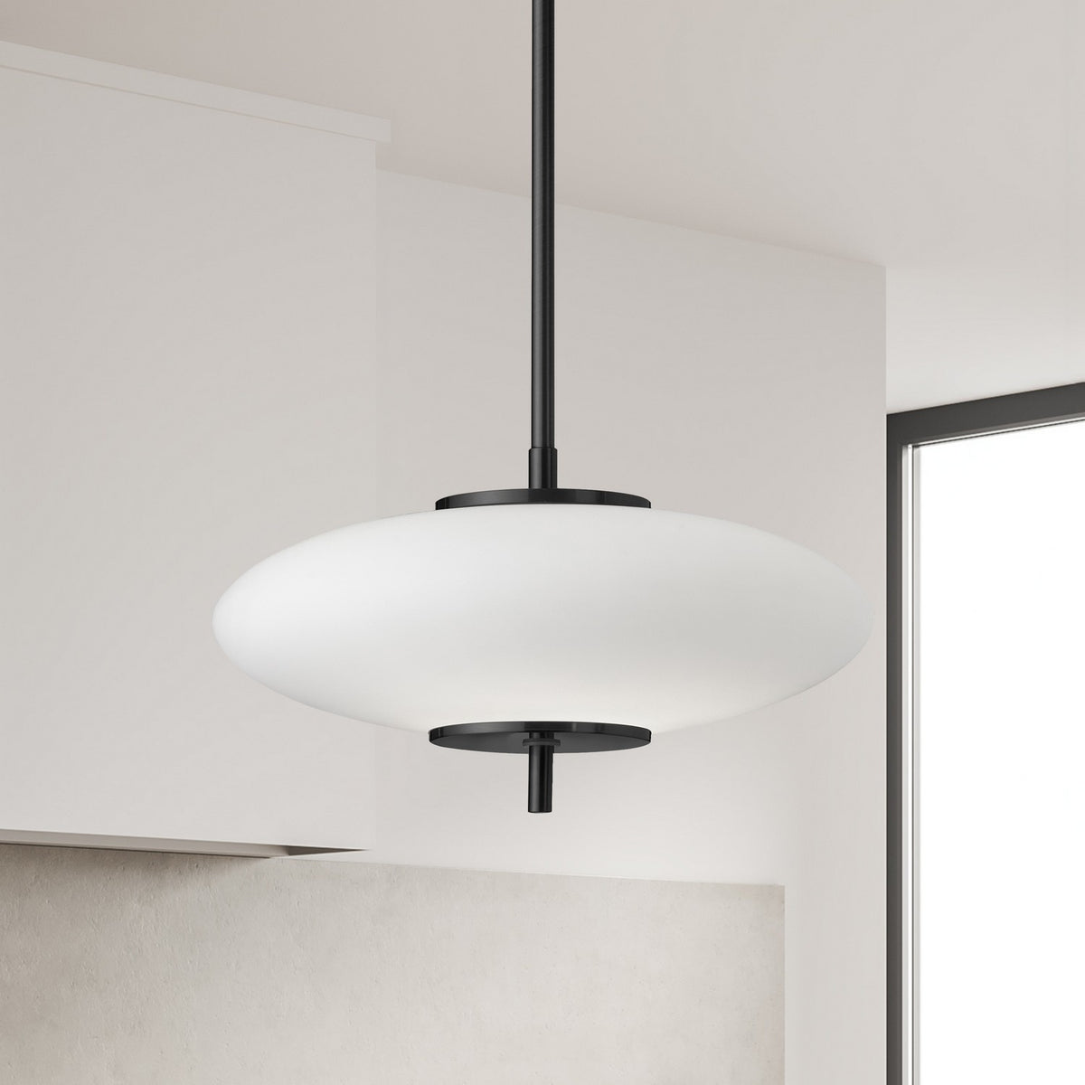 Suspension Maddie 12", Noir mat – vue 2