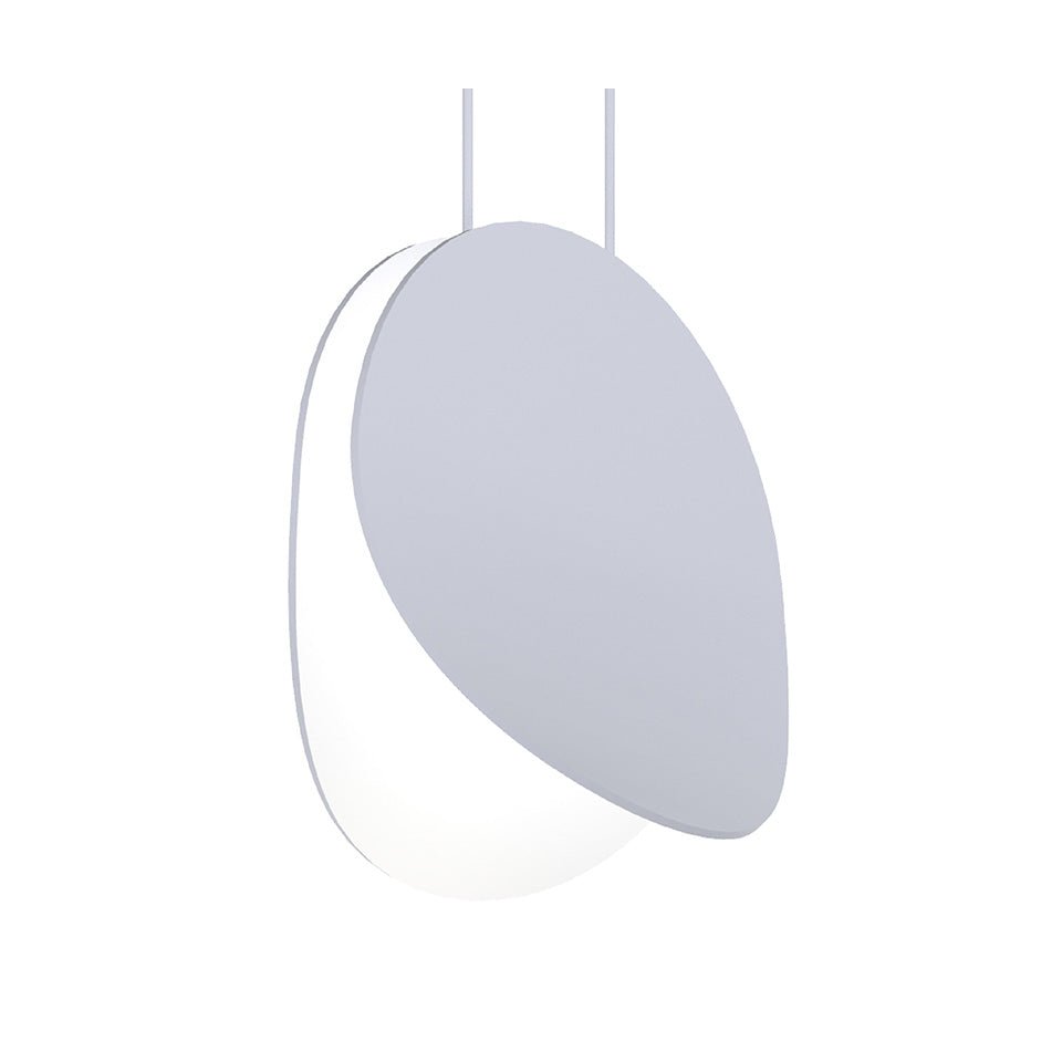 Suspension Malibu Discs - Gris pigeon 7.5" by Sonneman | Luminaires & cie