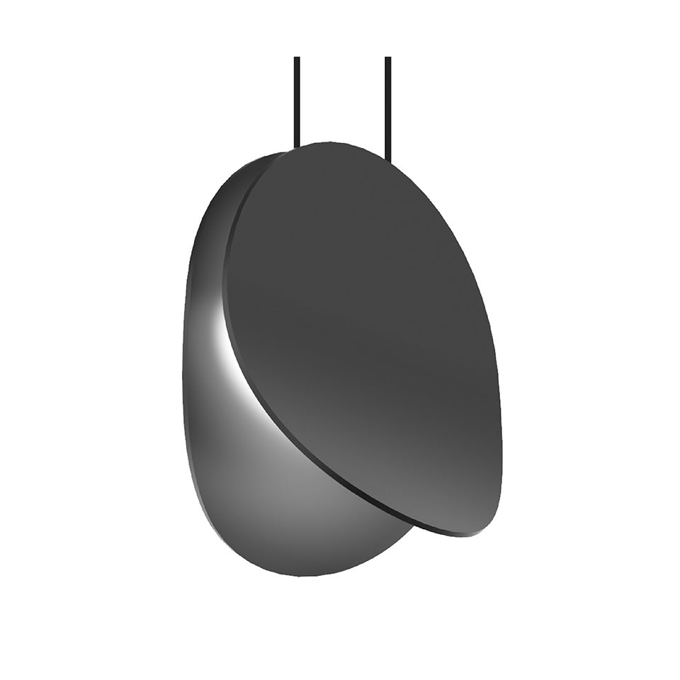 Suspension Malibu Discs - Noir Satiné 7.5" by Sonneman | Luminaires & cie