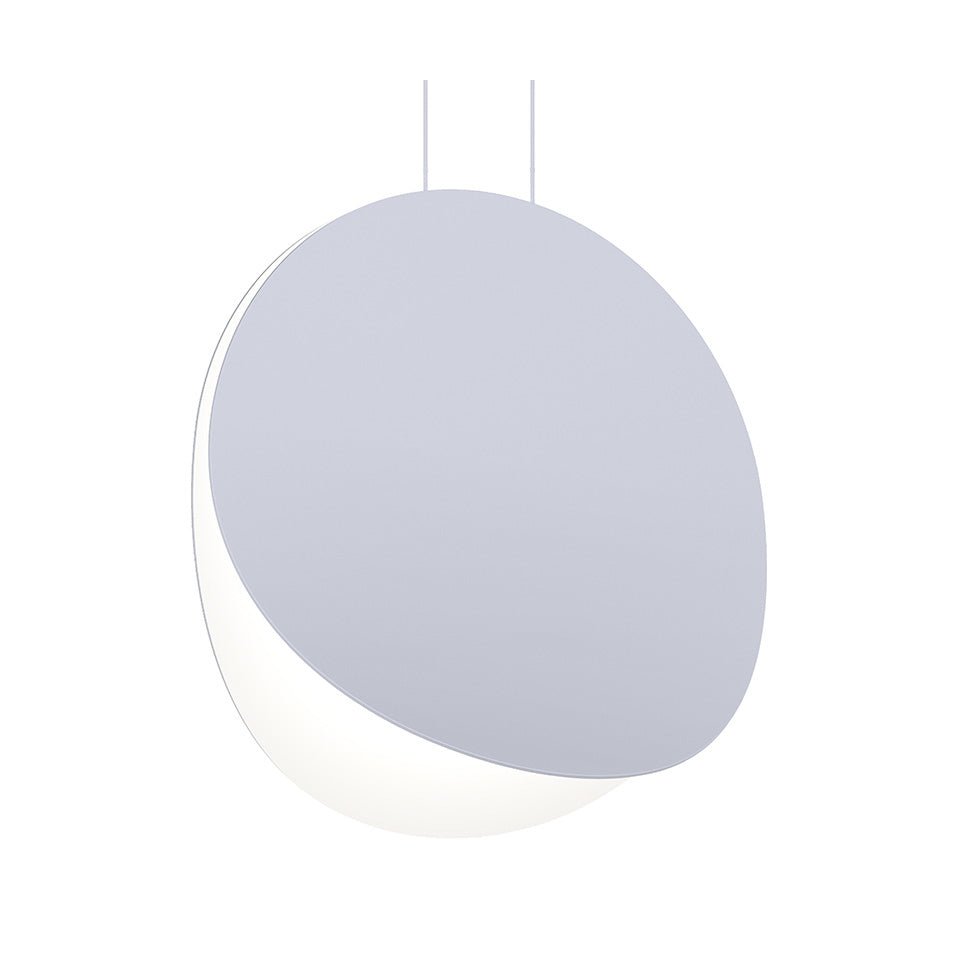 Suspension Malibu Discs - Gris pigeon 18" by Sonneman | Luminaires & cie