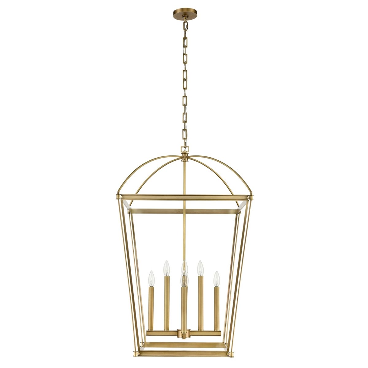 Suspension Manor - Laiton vintage 24" by Alora Lighting | Luminaires & cie