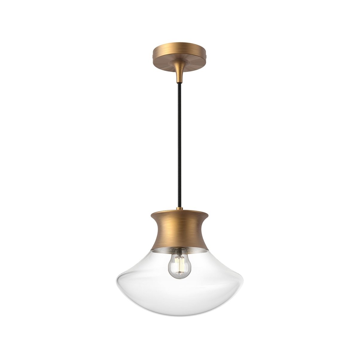 Suspension Marcel - Or vieilli 10 1/4" by Alora Lighting | Luminaires & cie